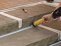 Fugensanierung Treppenanlage